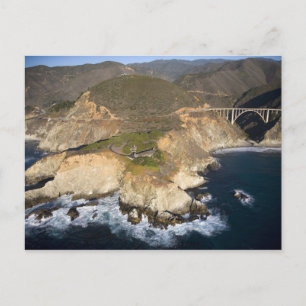 Verenigde Staten. California. Big Sur. Bixby Bridg Briefkaart
