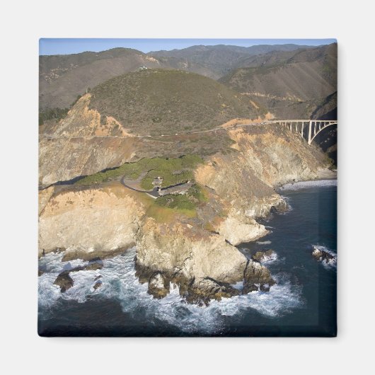 Verenigde Staten. California. Big Sur. Bixby Bridg Magneet (Voorkant)