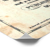 VERENIGDE STATEN CALIFORNIA GOLD RUSH MAP 1849 POSTER (Hoek)