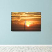 Verenigde Staten. California. San Francisco. Sun-i Canvas Afdruk (Insitu (Houten vloer))