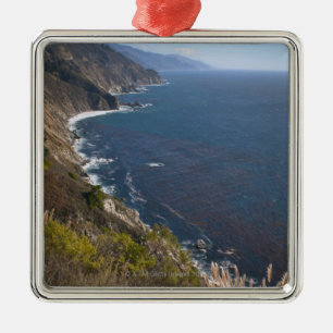 Verenigde Staten, Californië, Big Sur, Rugged kus Metalen Ornament