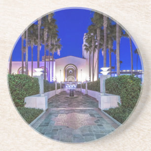 Verenigde Staten, Californië, Los Angeles, Uniesta Zandsteen Onderzetter