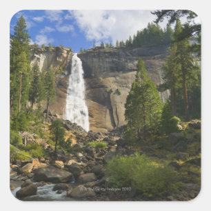 Verenigde Staten, Californië, Yosemite National Pa Vierkante Sticker