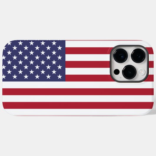 Verenigde Staten Case-Mate iPhone Case (Achterkant (horizontaal))