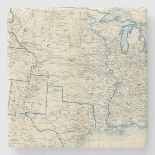 Verenigde Staten dec 1860 Stenen Onderzetter