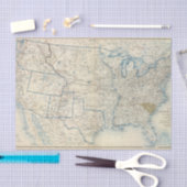 Verenigde Staten dec 1860 Tissuepapier (Craft)