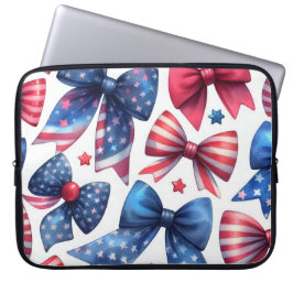 Verenigde Staten Field Day Bows Laptop Sleeve