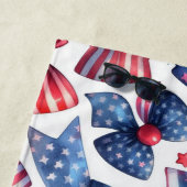 Verenigde Staten Field Day Bows Strandlaken (In situ)