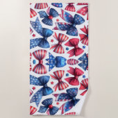 Verenigde Staten Field Day Bows Strandlaken (Voorkant)