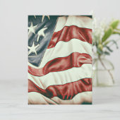 Verenigde Staten Flag Graphic Bedankkaart (Staand voorkant)