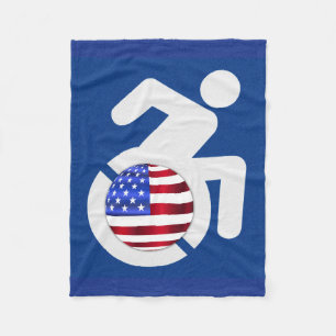 Verenigde Staten Gehandicapten Fleece Deken