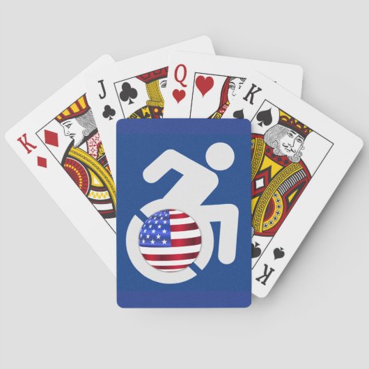 Verenigde Staten Gehandicapten Pokerkaarten (Achterkant)