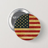 Verenigde Staten Grunge Flag Button (Voorkant /achterkant)