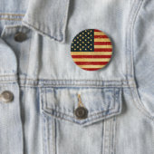 Verenigde Staten Grunge Flag Button (In situ)