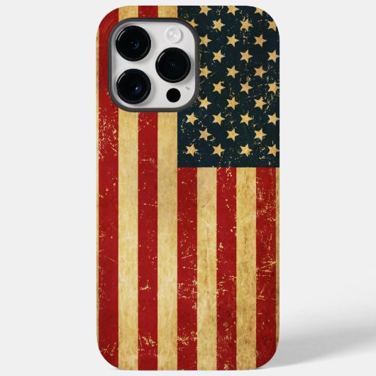 Verenigde Staten Grunge Flag Case-Mate iPhone Case (Achterkant)