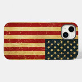 Verenigde Staten  Grunge Flag Case-Mate iPhone Case (Achterkant (horizontaal))