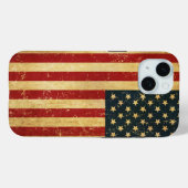 Verenigde Staten  Grunge Flag Case-Mate iPhone Case (Achterkant (horizontaal))