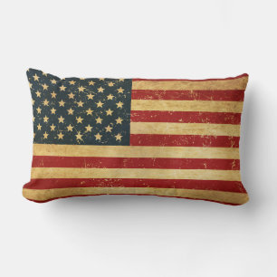 Verenigde Staten  Grunge Flag Kussen