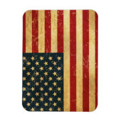 Verenigde Staten  Grunge Flag Magneet (Verticaal)