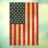 Verenigde Staten  Grunge Flag Raamsticker (Vel 3)