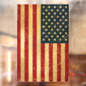 Verenigde Staten  Grunge Flag Raamsticker (Vel 2)