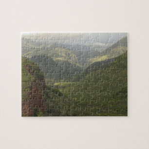 Verenigde Staten, Hawaii, Kauai, Canyon over het h Legpuzzel