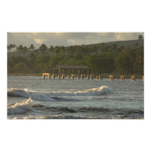 Verenigde Staten, Hawaii, Kauai, zuidwestkust, bij Foto Afdruk