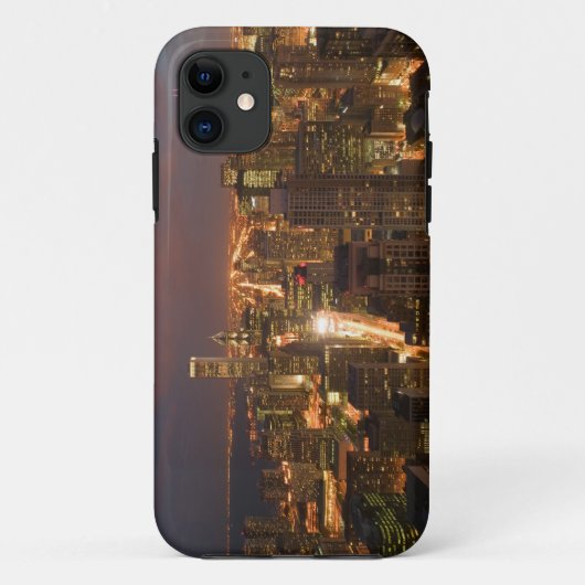Verenigde Staten, Illinois, Chicago: Avond Uitzich Case-Mate iPhone Case (Achterkant)
