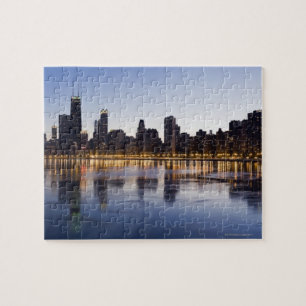 Verenigde Staten, Illinois, Chicago, City skyline  Legpuzzel