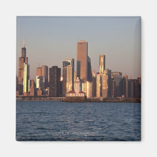 Verenigde Staten, Illinois, Chicago, City skyline Magneet