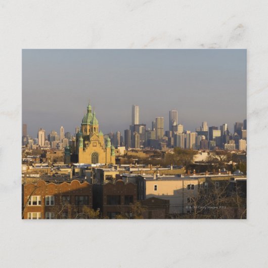 Verenigde Staten, Illinois, Chicago skyline Briefkaart (Voorkant)