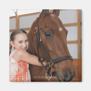 Verenigde Staten, Illinois, Metamora, portret van  Magneet