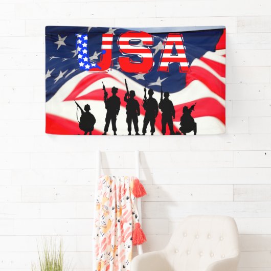 Verenigde Staten in Honor Spandoek (Insitu)