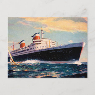 Verenigde Staten in Zee Briefkaart