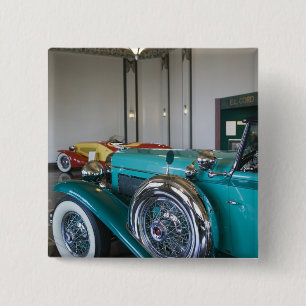 Verenigde Staten, Indiana, Auburn: Auburn, Cord, D Vierkante Button 5,1 Cm