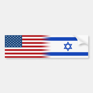 Verenigde Staten Israël bondgenoten Amerikaanse Is Bumpersticker