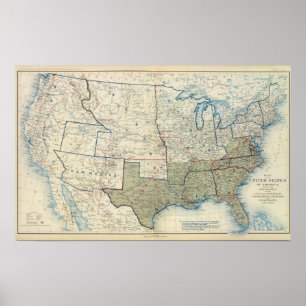 Verenigde Staten juni 1862 Poster