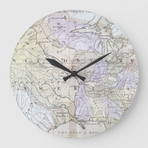 VERENIGDE STATEN KAART, c1812 Grote Klok