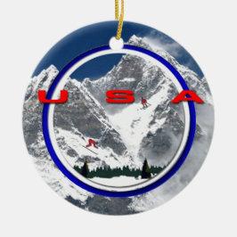 Verenigde Staten Keramisch Ornament