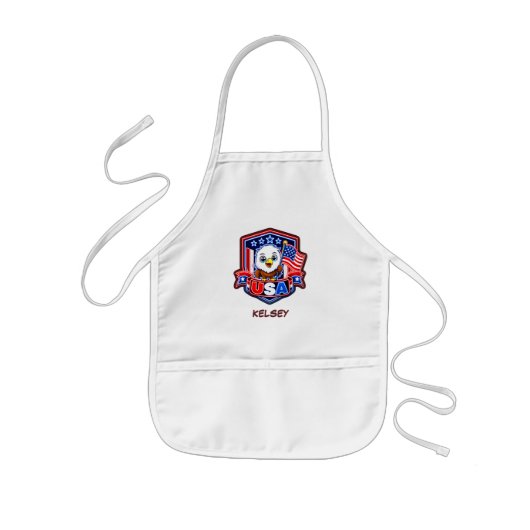 Verenigde Staten Kinder Schort (Voorkant)