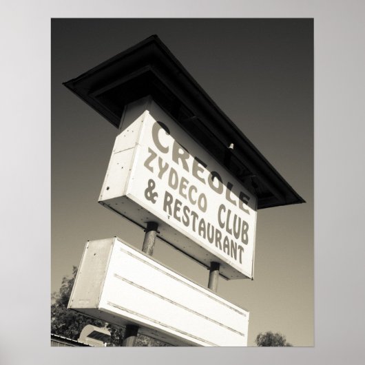 Verenigde Staten, Louisiana, Henderson. Creole Zyd Poster (Voorkant)