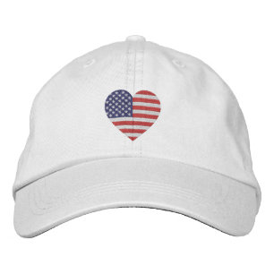 Verenigde Staten Love Heart Flag Geborduurde Pet
