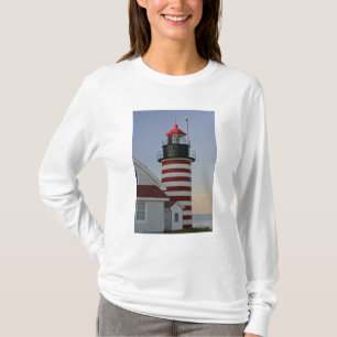 Verenigde Staten, Maine, Lubec. West Quoddy Head L T-shirt