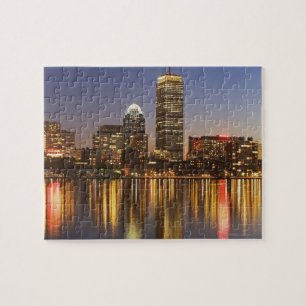 Verenigde Staten, Massachusetts, Boston skyline bi Legpuzzel