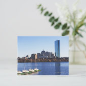 Verenigde Staten, Massachusetts, Boston skyline Briefkaart (Staand voorkant)