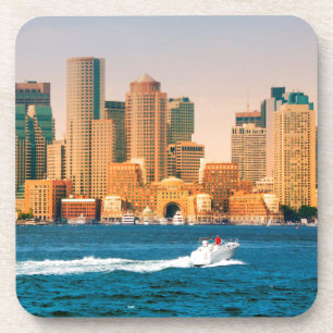 Verenigde Staten, Massachusetts. Boston Waterfront Onderzetter