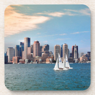 Verenigde Staten, Massachusetts. Boston Waterfront Onderzetter
