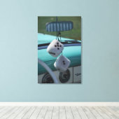 Verenigde Staten, Massachusetts, Gloucester. Fuzzy Canvas Afdruk (Insitu (Houten vloer))