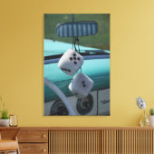 Verenigde Staten, Massachusetts, Gloucester. Fuzzy Canvas Afdruk (Insitu (Woonkamer))