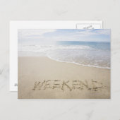 Verenigde Staten, Massachusetts, Word 'weekend' Briefkaart (Voorkant / Achterkant)